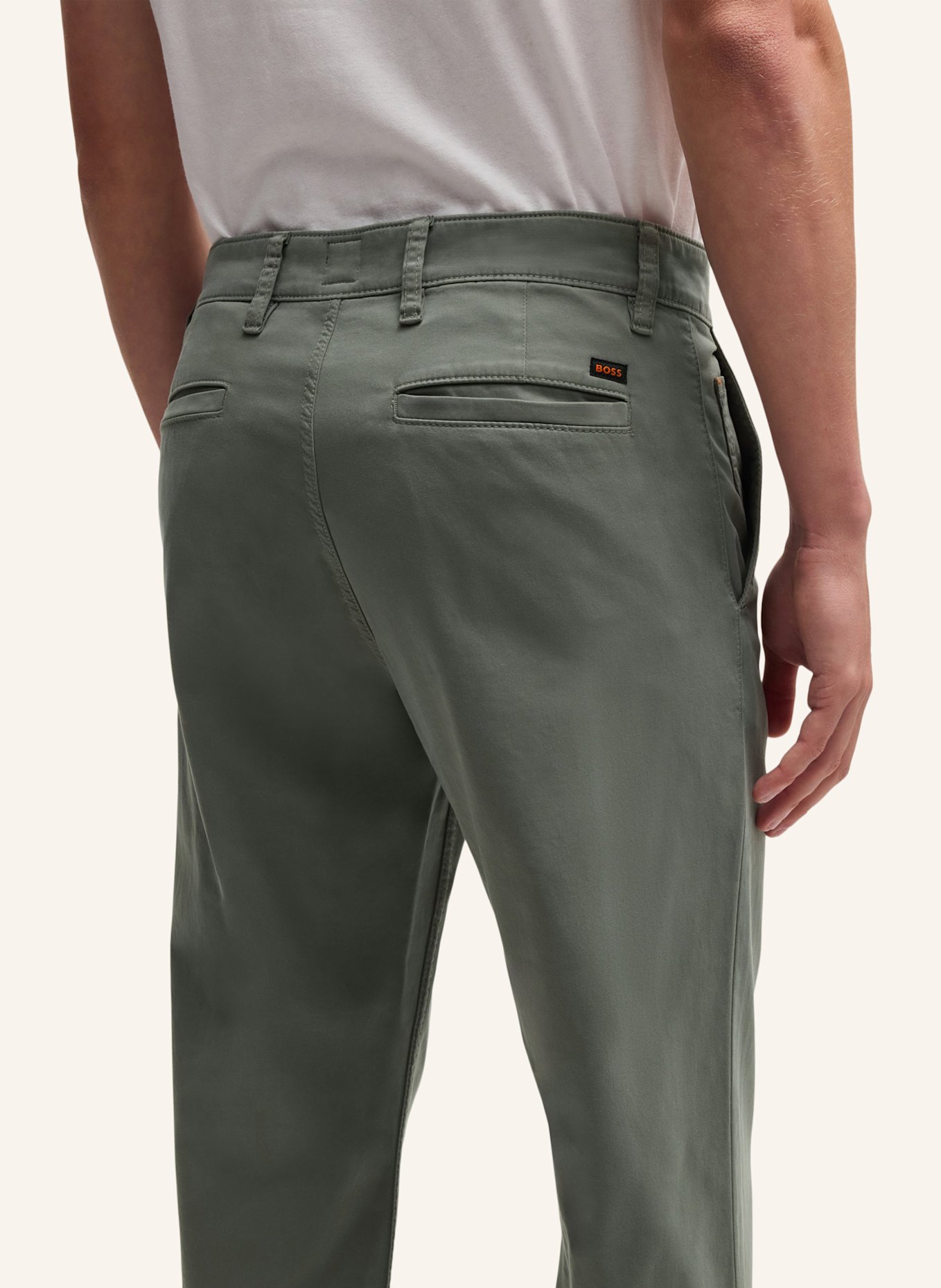 BOSS Casual Hose CHINO_TAPERED, Farbe: GRAU (Bild 4)