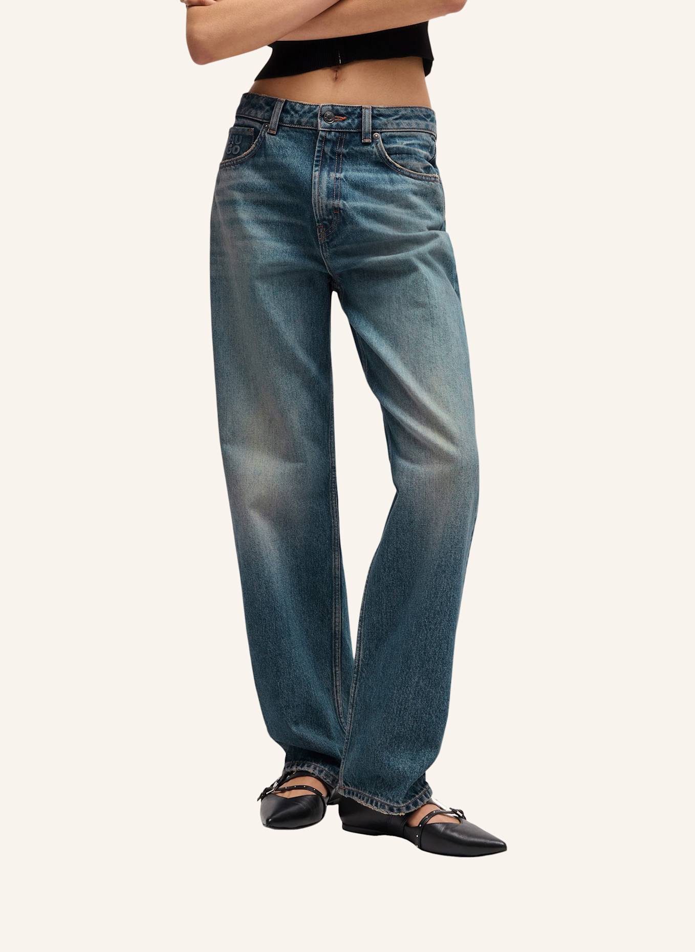 HUGO Jeans GILISSI Straight Fit, Farbe: BLAU (Bild 5)