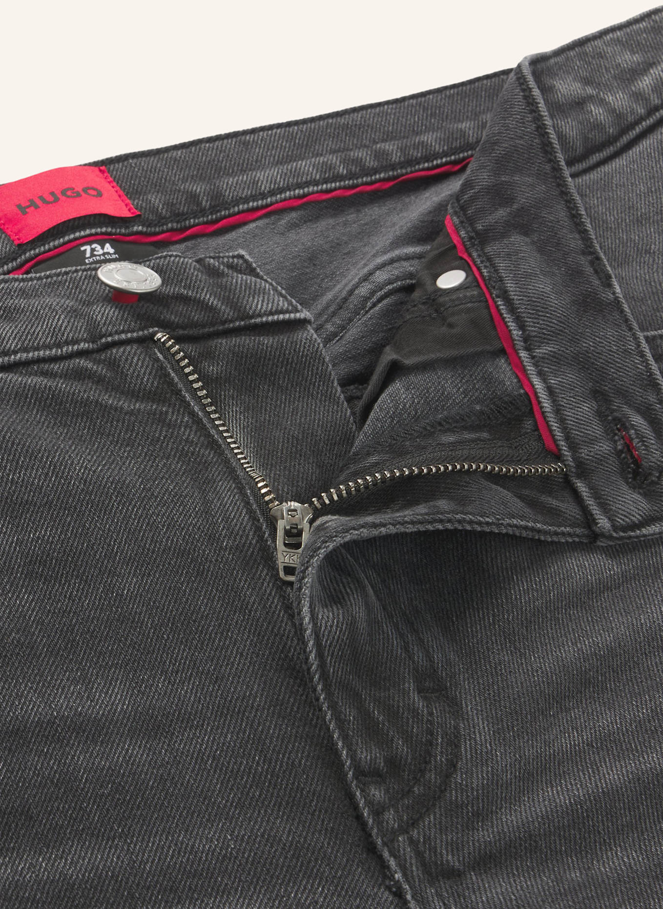 HUGO Jeans HUGO 734 Extra-Slim Fit, Farbe: GRAU (Bild 2)