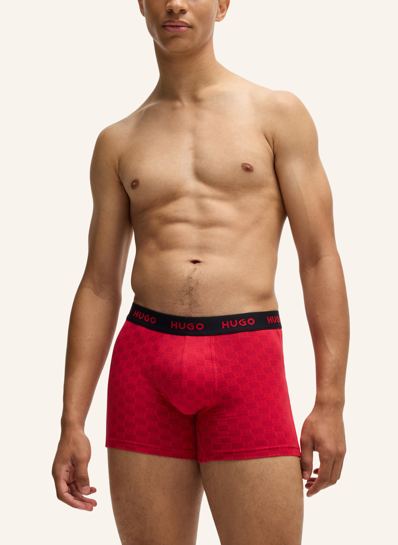 HUGO Boxershort BOXERBR TRPLT DESIGN, Farbe: SCHWARZ (Bild 7)