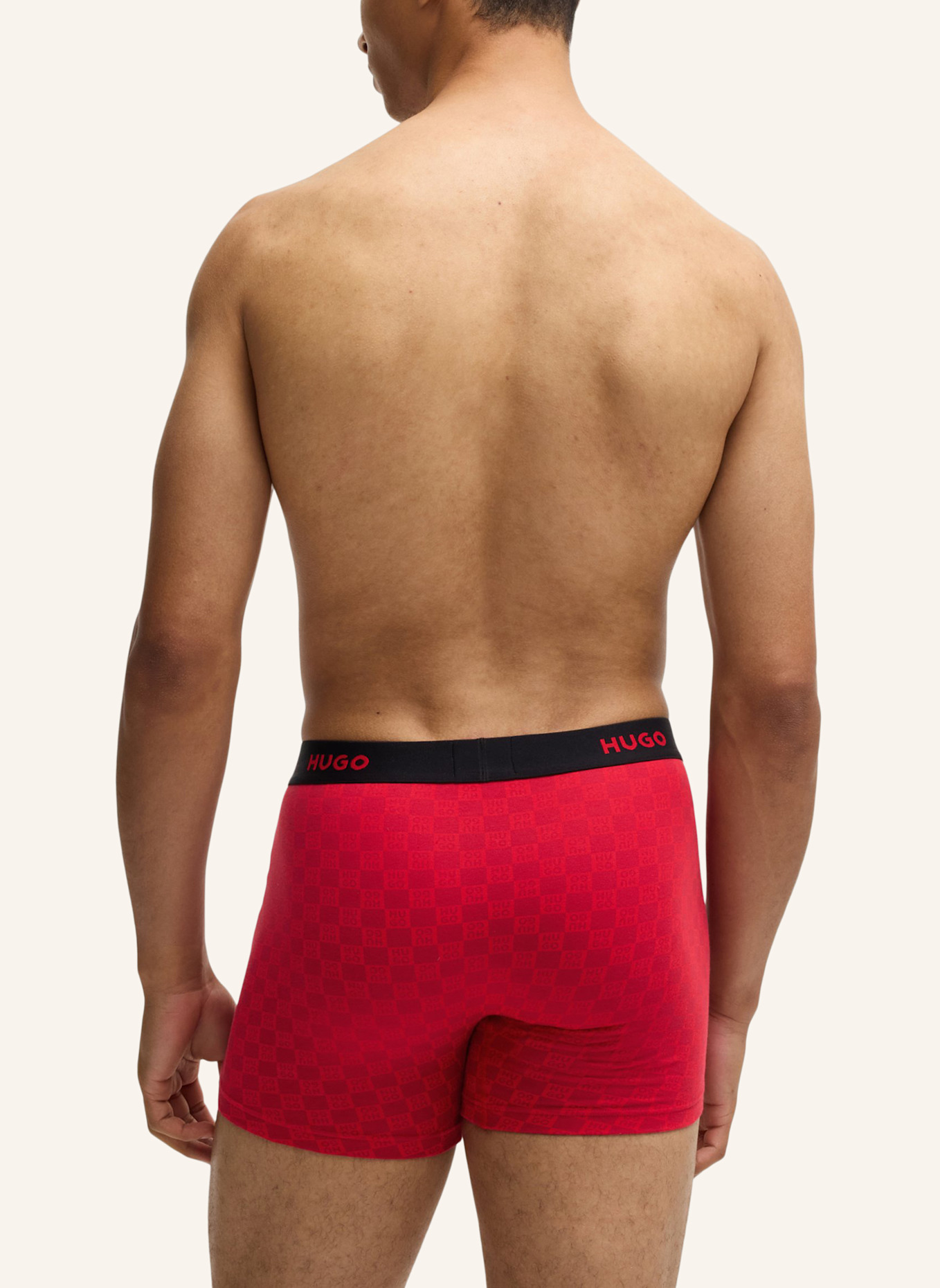 HUGO Boxershort BOXERBR TRPLT DESIGN, Farbe: SCHWARZ (Bild 2)