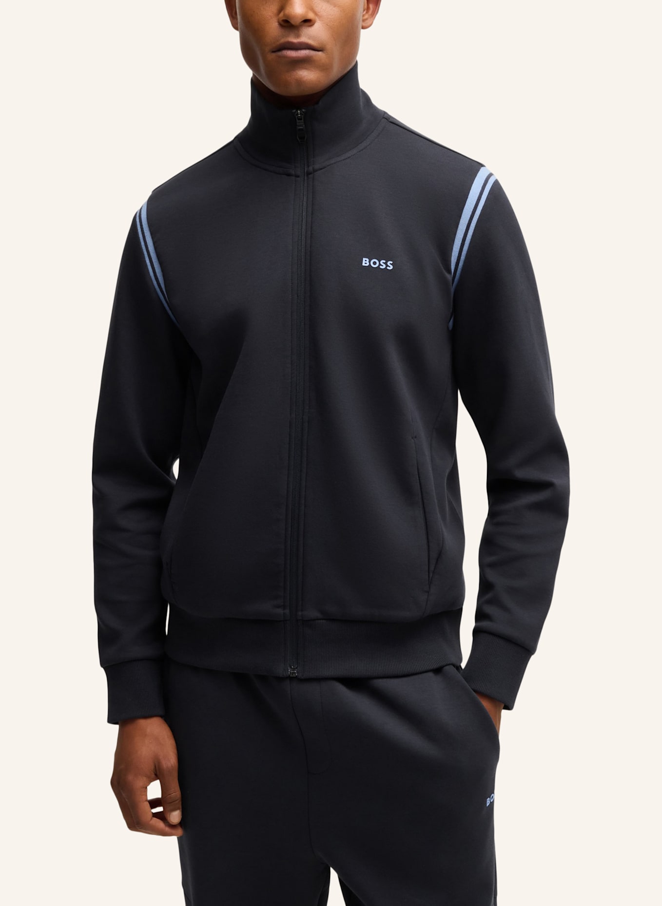 BOSS Sweatshirt TRACKSUIT SET Regular Fit, Farbe: DUNKELBLAU (Bild 4)