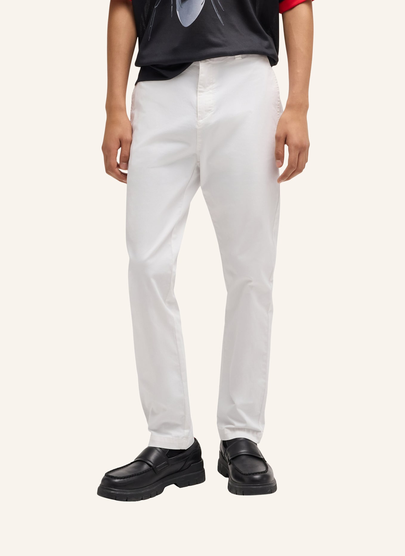 HUGO Casual Hose DAVID251D Slim Fit, Farbe: WEISS (Bild 5)