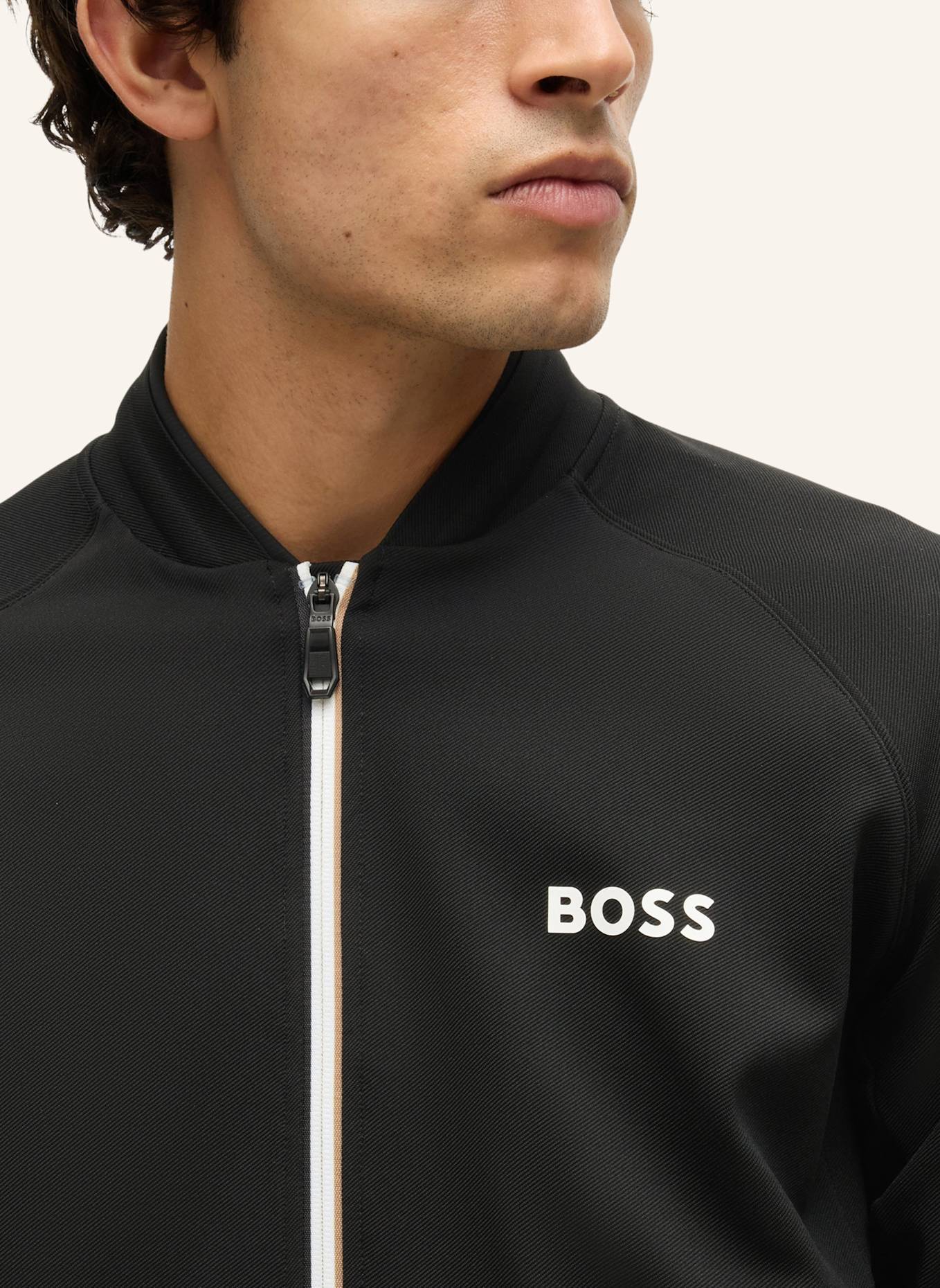 BOSS Sweatshirt SAMOO MB Regular Fit, Farbe: SCHWARZ (Bild 3)