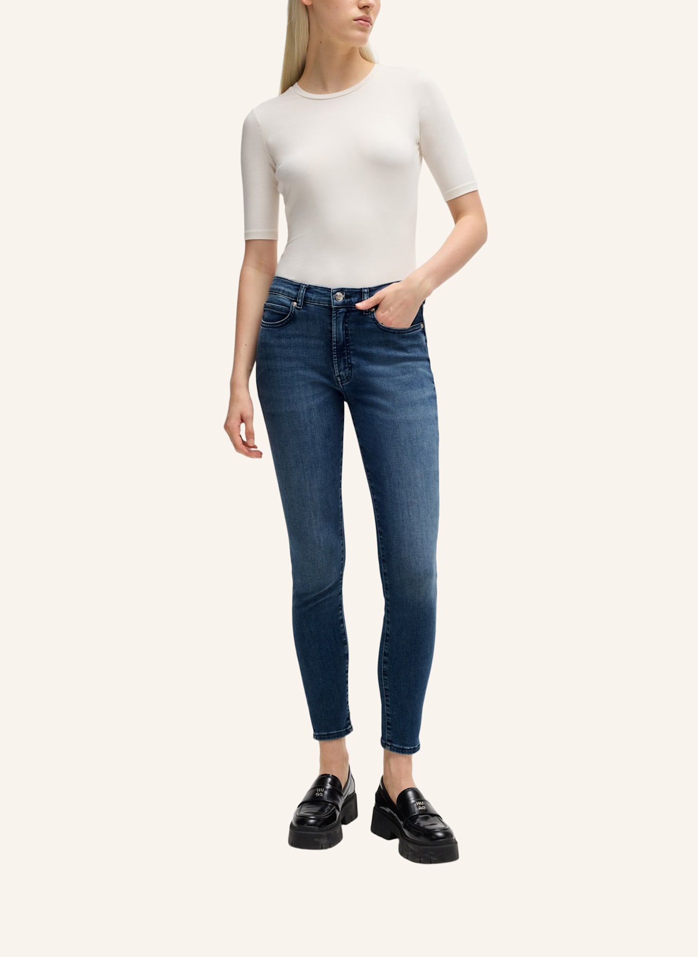 HUGO Jeans 932 Skinny Fit, Farbe: BLAU (Bild 6)