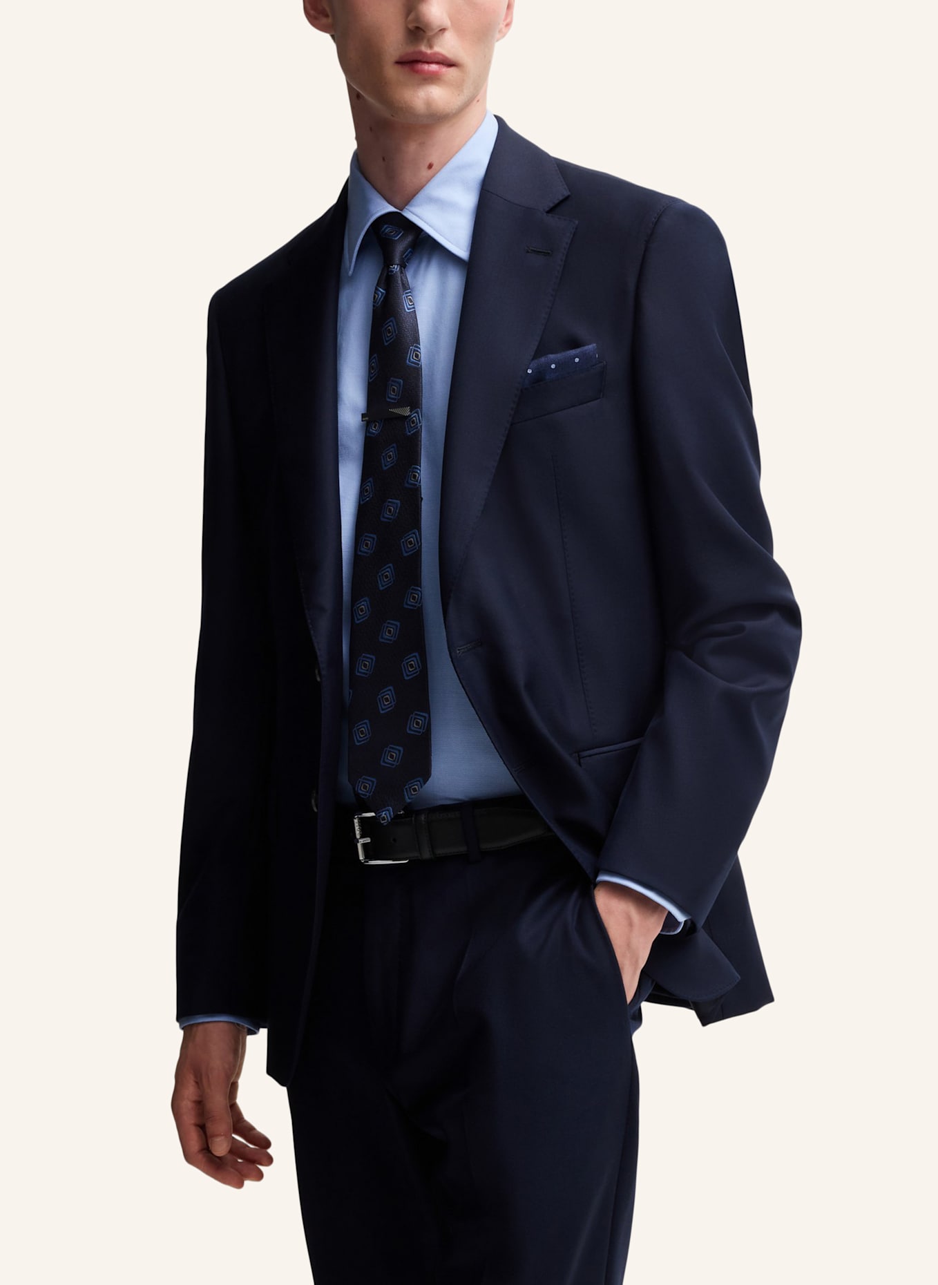 BOSS Business Hemd L-HAYS-KENT-C1-243 Slim Fit, Farbe: HELLBLAU (Bild 4)