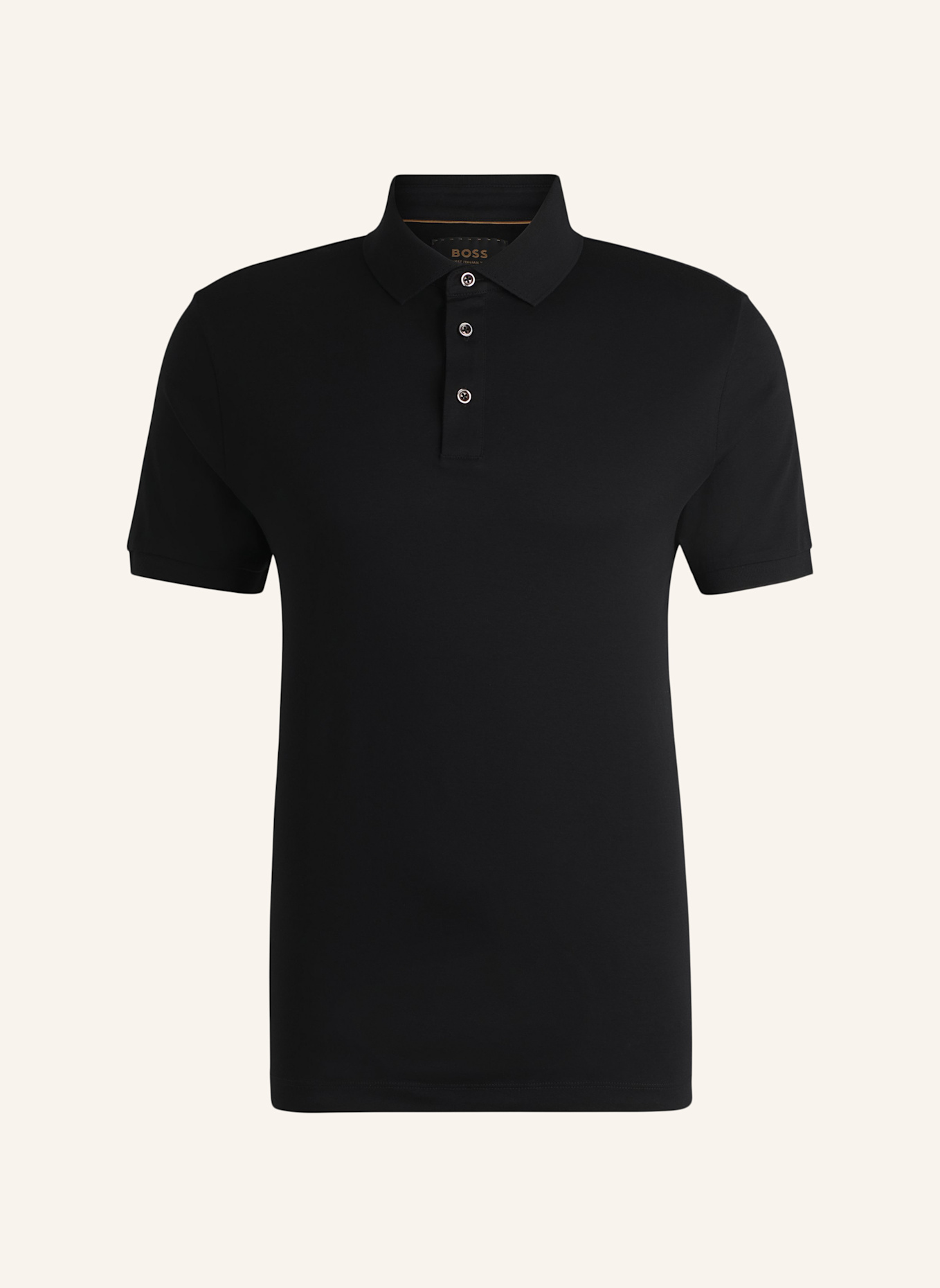 BOSS Poloshirt L-PERRY 14 Regular Fit, Farbe: SCHWARZ (Bild 1)