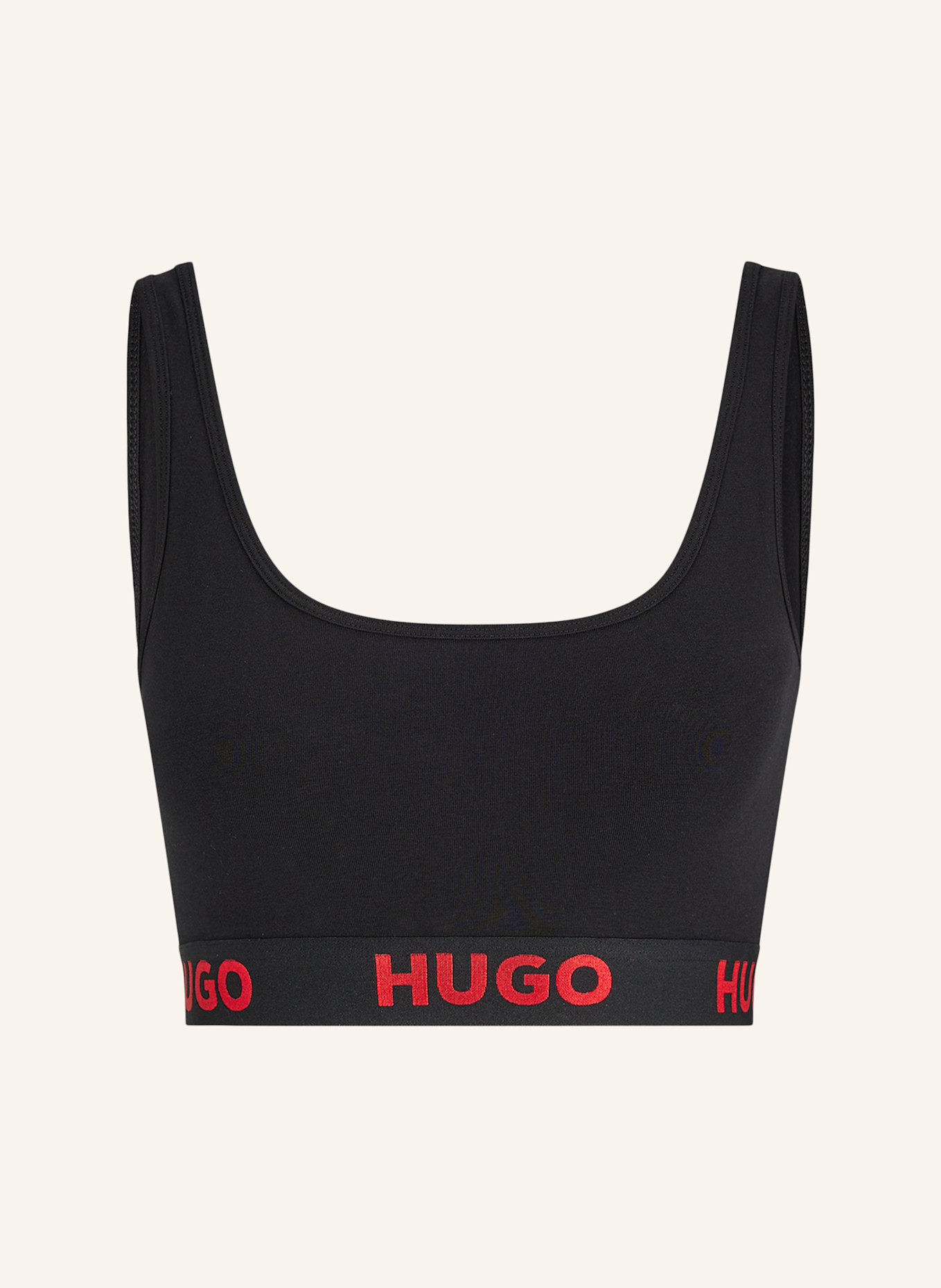 HUGO Bh BRALETTE SPORTY LOGO, Farbe: SCHWARZ (Bild 1)