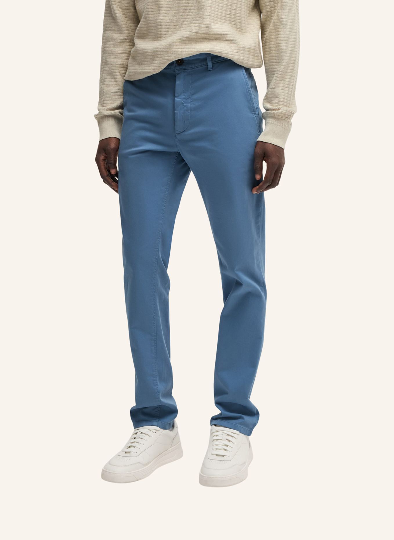 BOSS Casual Hose CHINO_SLIM Slim Fit, Farbe: HELLBLAU (Bild 3)