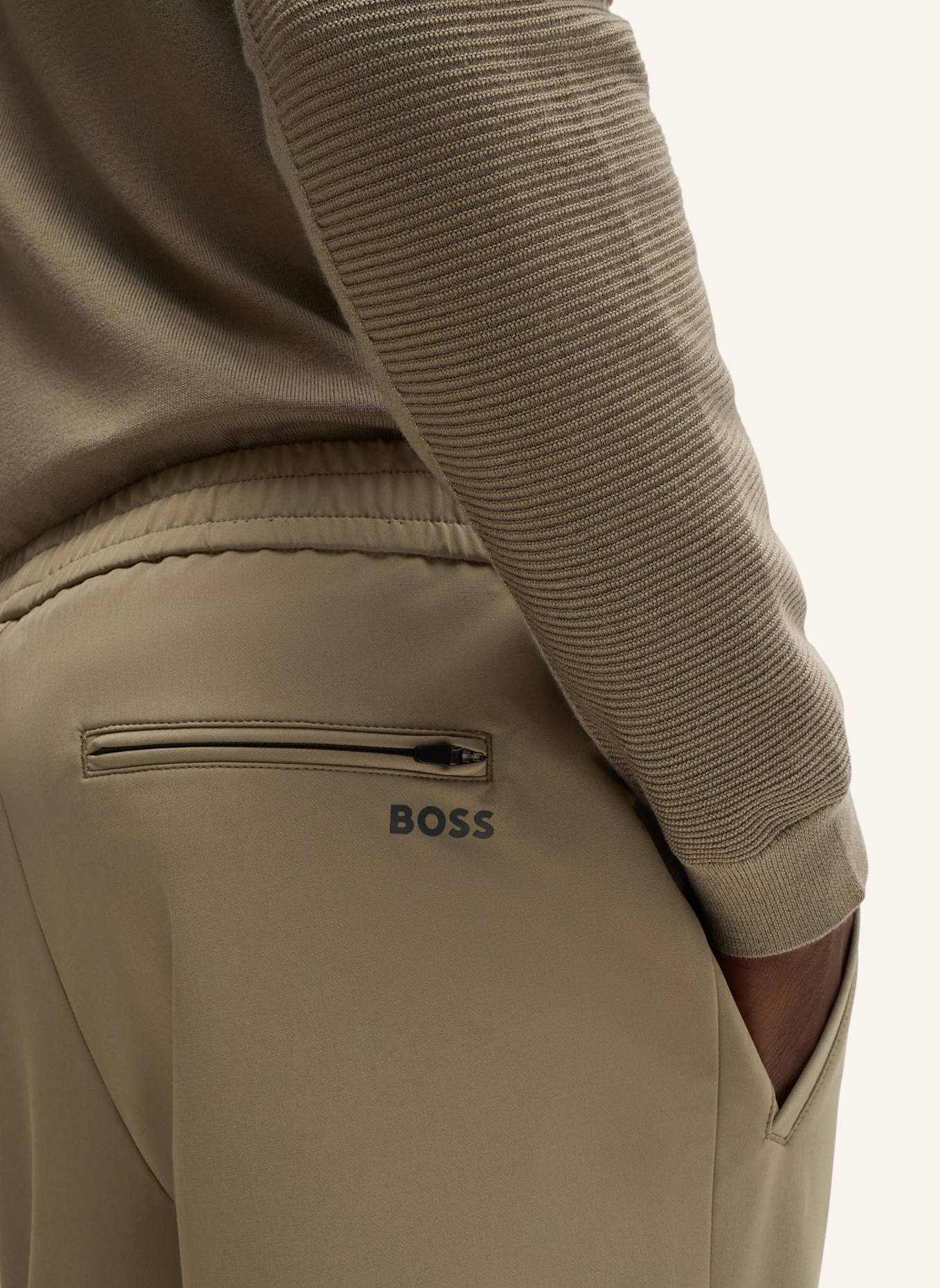 BOSS Casual Hose T_FLEX Tapered Fit, Farbe: BRAUN (Bild 4)