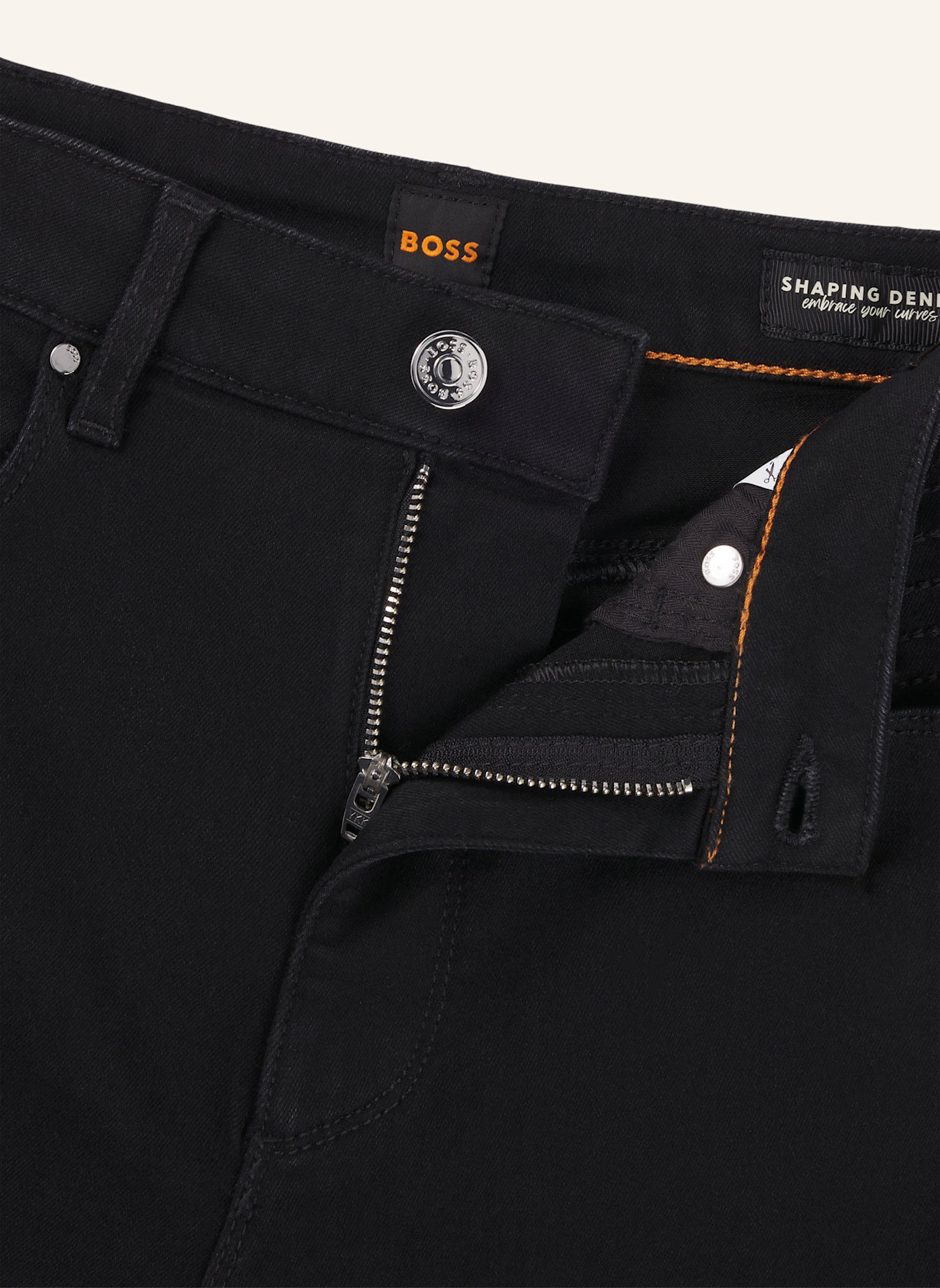 BOSS Jeans C_ROSA HR SHP Regular Fit, Farbe: SCHWARZ (Bild 2)