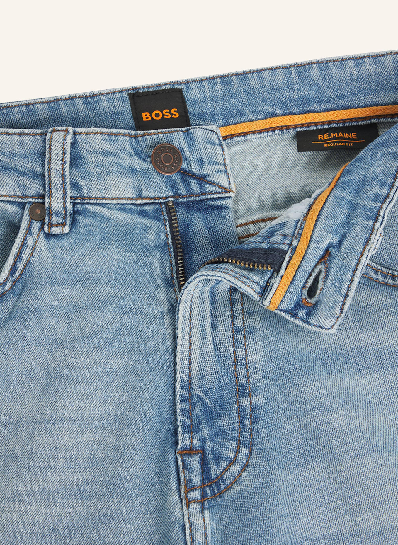 BOSS Jeans RE.MAINE BC Regular Fit, Farbe: BLAU (Bild 2)