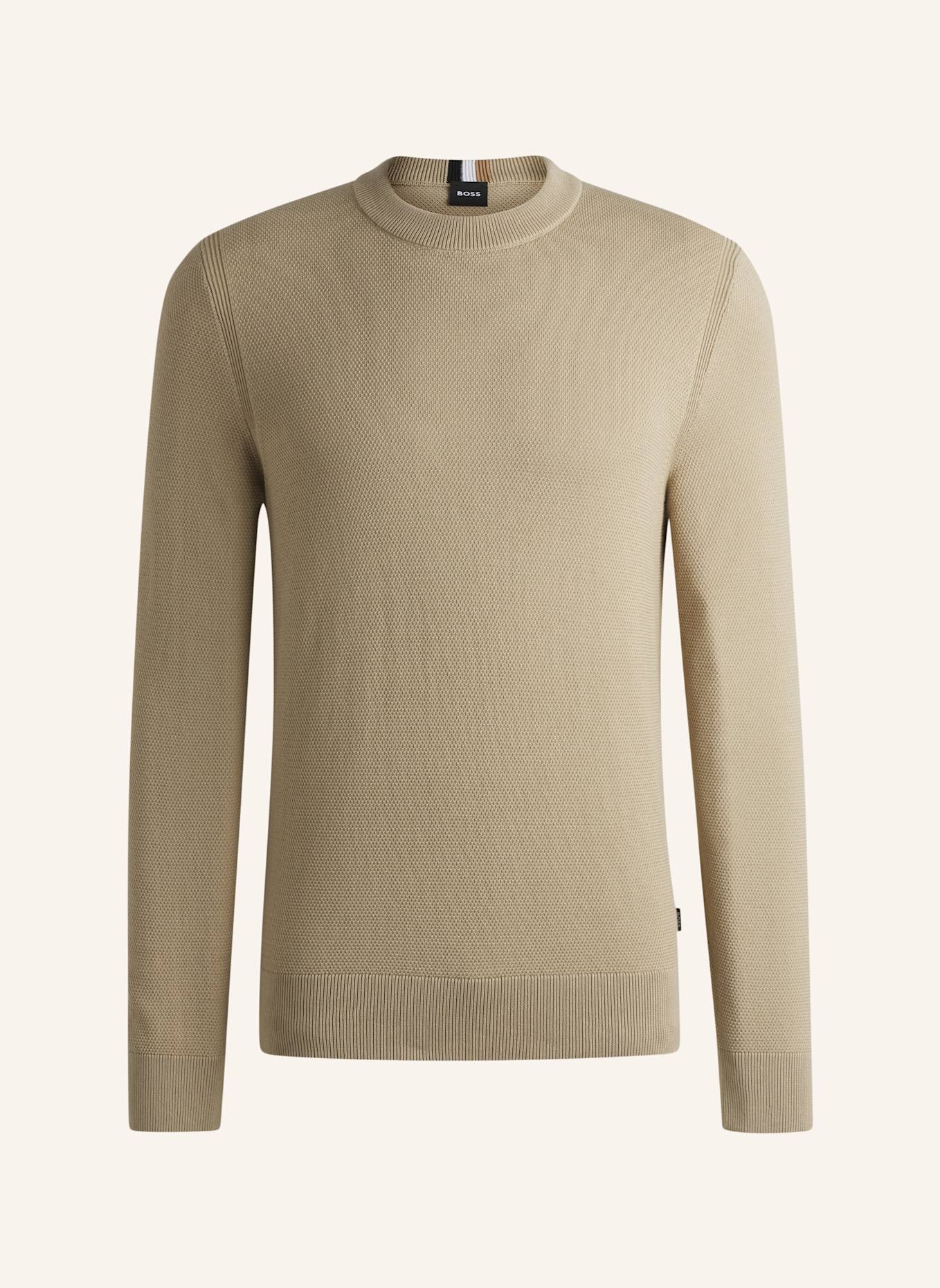 BOSS Pullover ECAIO-P Regular Fit, Farbe: BEIGE (Bild 1)