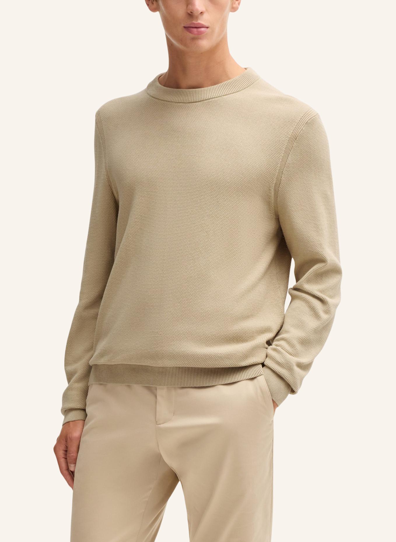 BOSS Pullover ECAIO-P Regular Fit, Farbe: BEIGE (Bild 4)