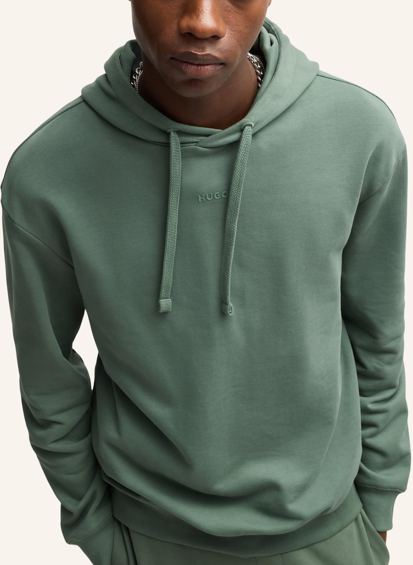 HUGO Sweatshirt DAPO Relaxed Fit, Farbe: GRÜN (Bild 3)