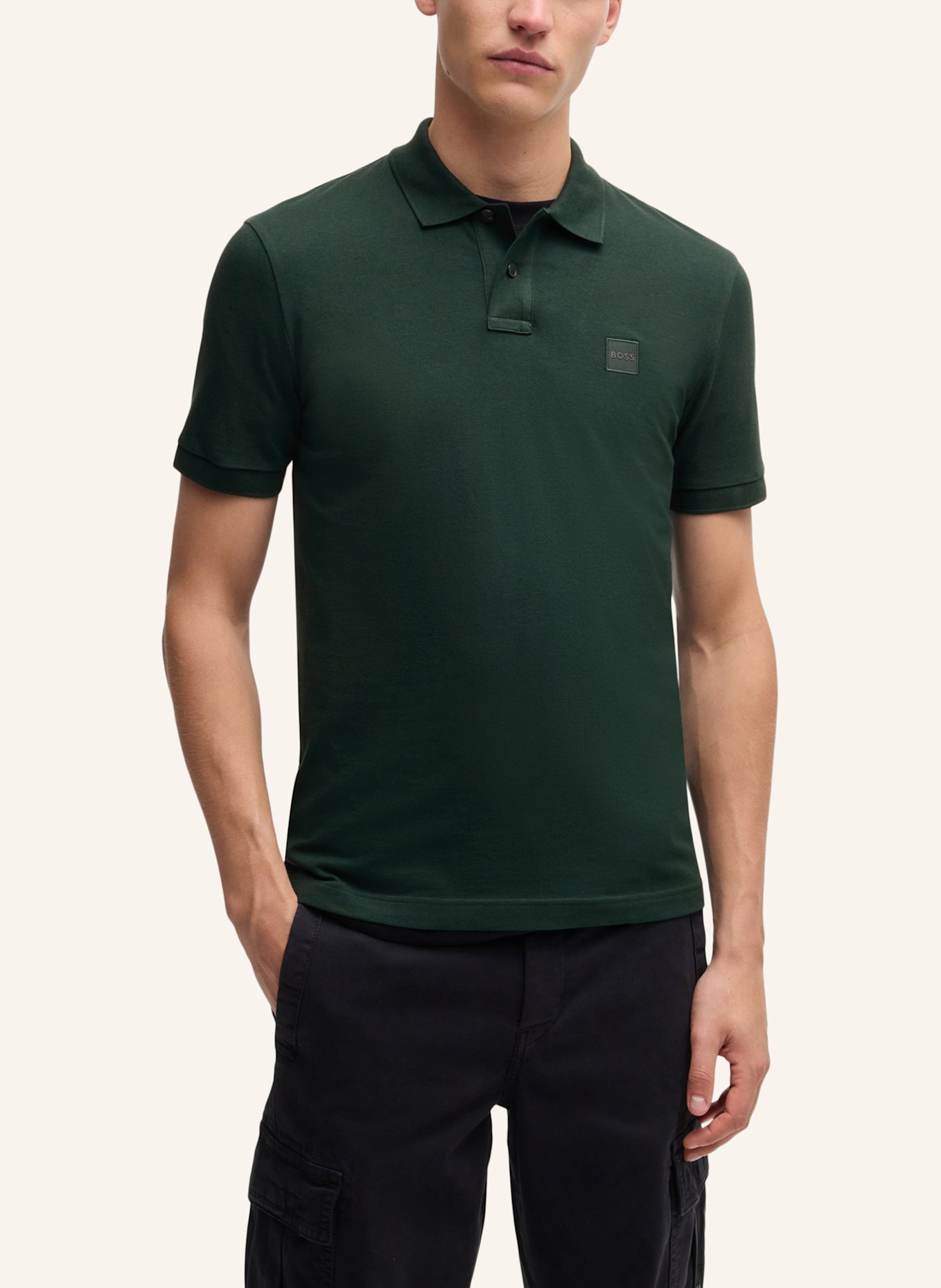 BOSS Poloshirt PASSENGER Slim Fit, Farbe: GRÜN (Bild 4)