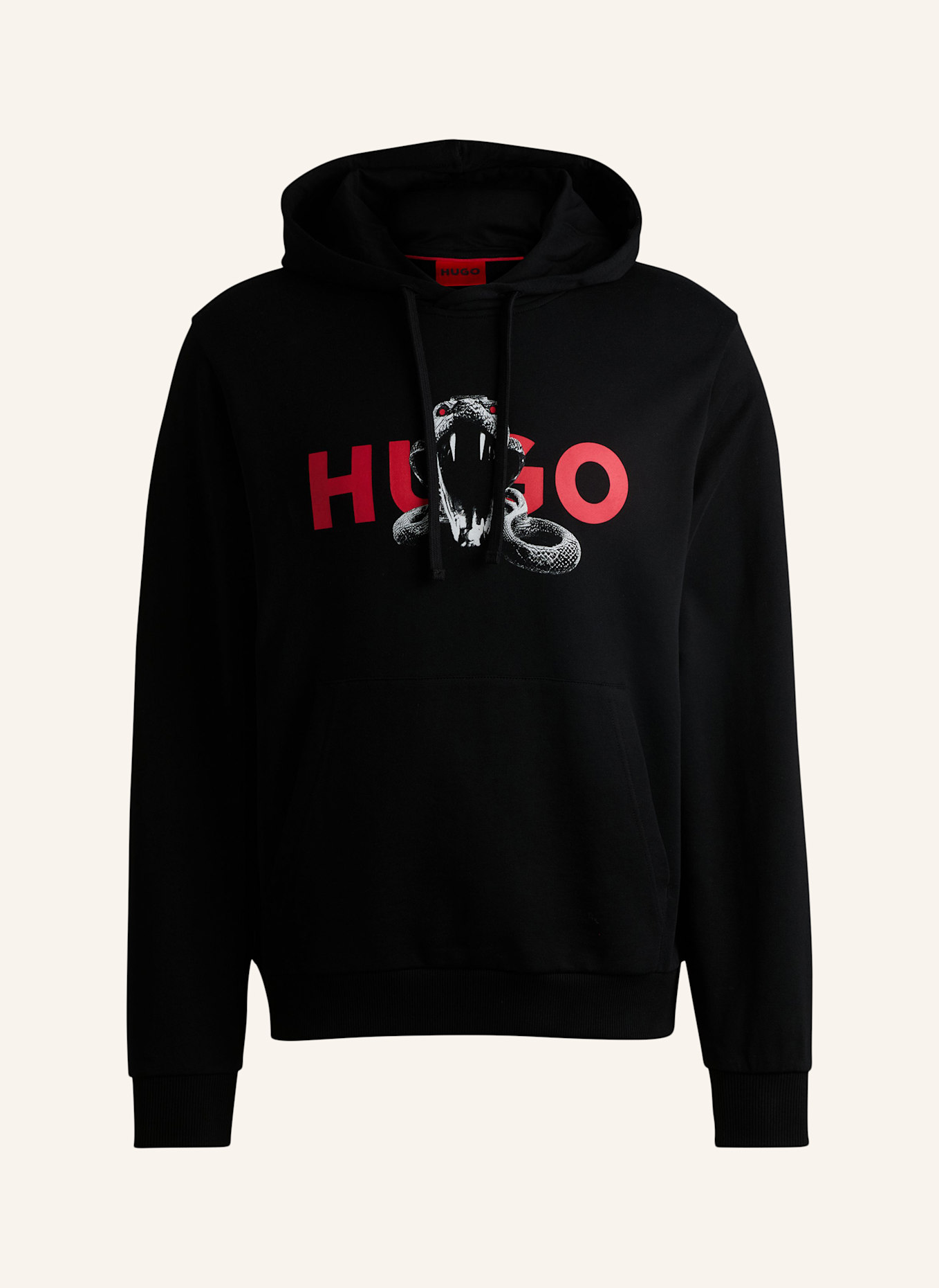 HUGO Sweatshirt DUELEYO Regular Fit, Farbe: SCHWARZ (Bild 1)