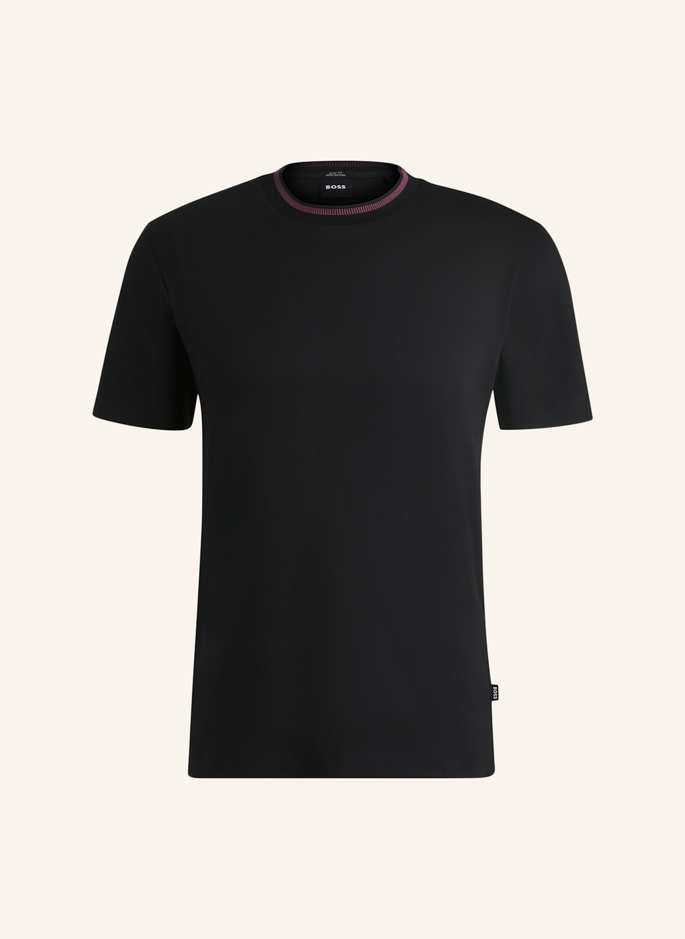 BOSS T-Shirt H-TESSLER 199 Slim Fit, Farbe: SCHWARZ (Bild 1)