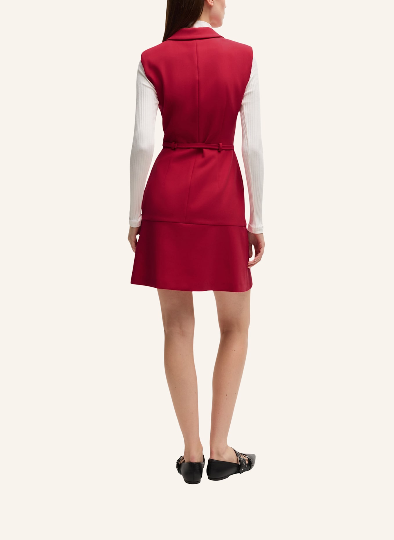 HUGO Business Kleid KAMILAN Regular Fit, Farbe: ROT (Bild 2)