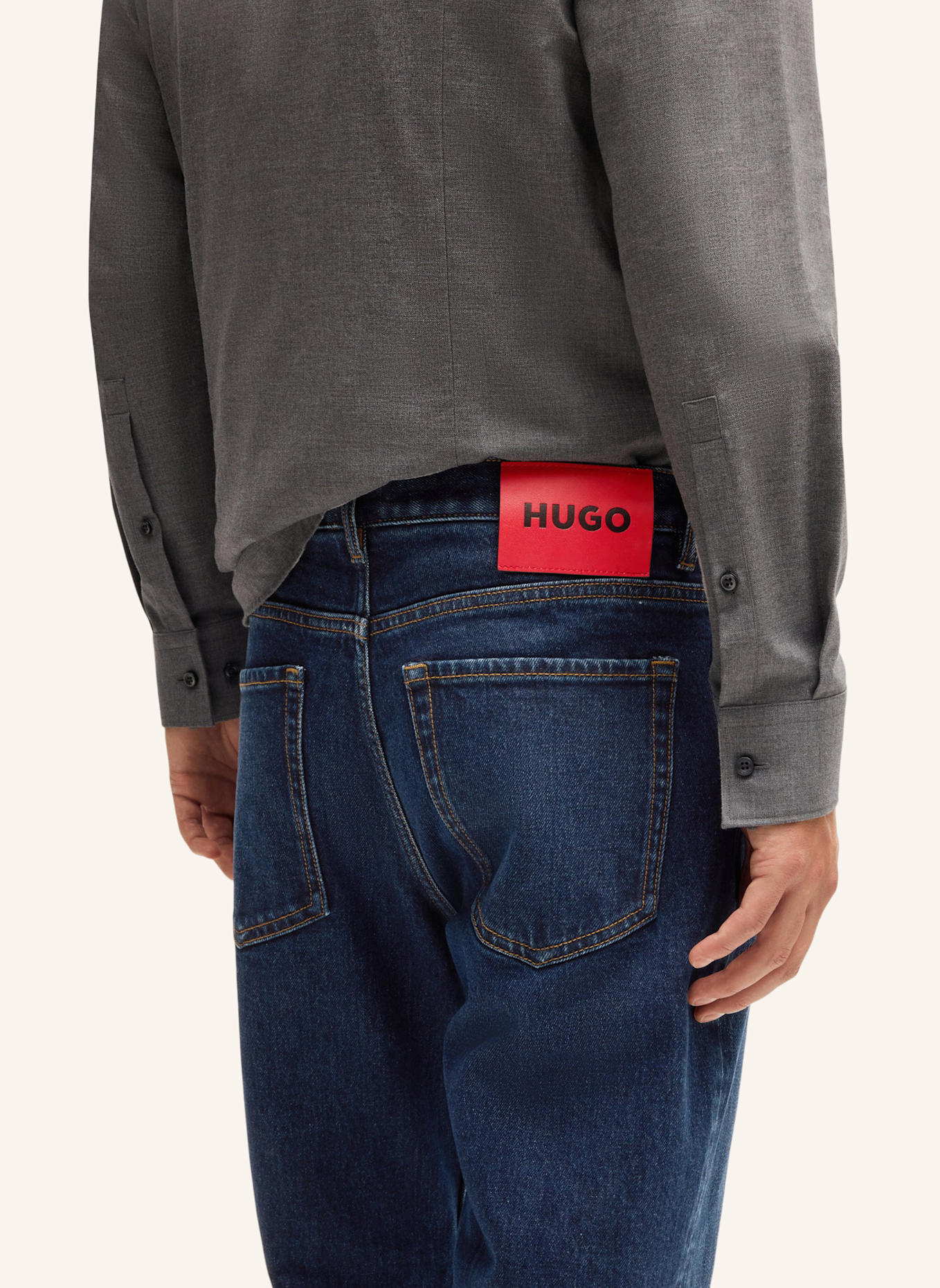 HUGO Jeans HUGO 634 Tapered Fit, Farbe: DUNKELBLAU (Bild 4)