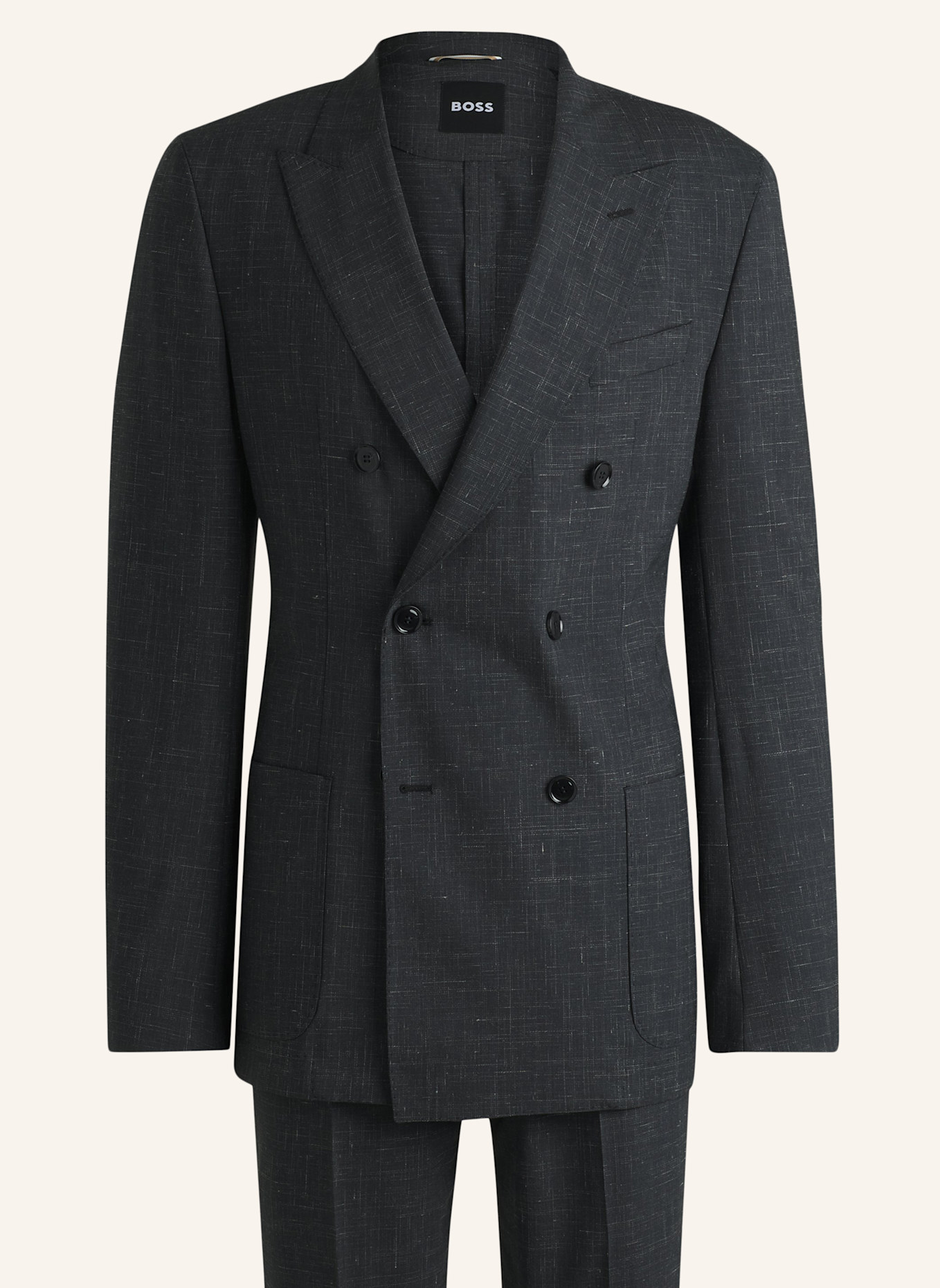 BOSS Business Anzug C-HUGE-2PCS-DB-251 Slim Fit: GRAU