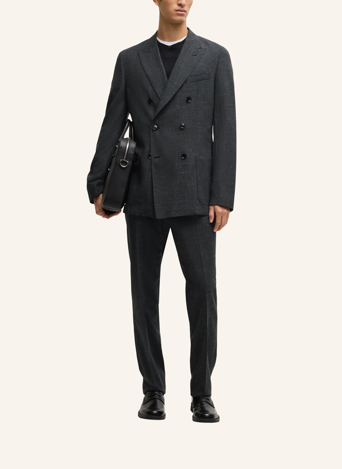 BOSS Business Anzug C-HUGE-2PCS-DB-251 Slim Fit: GRAU