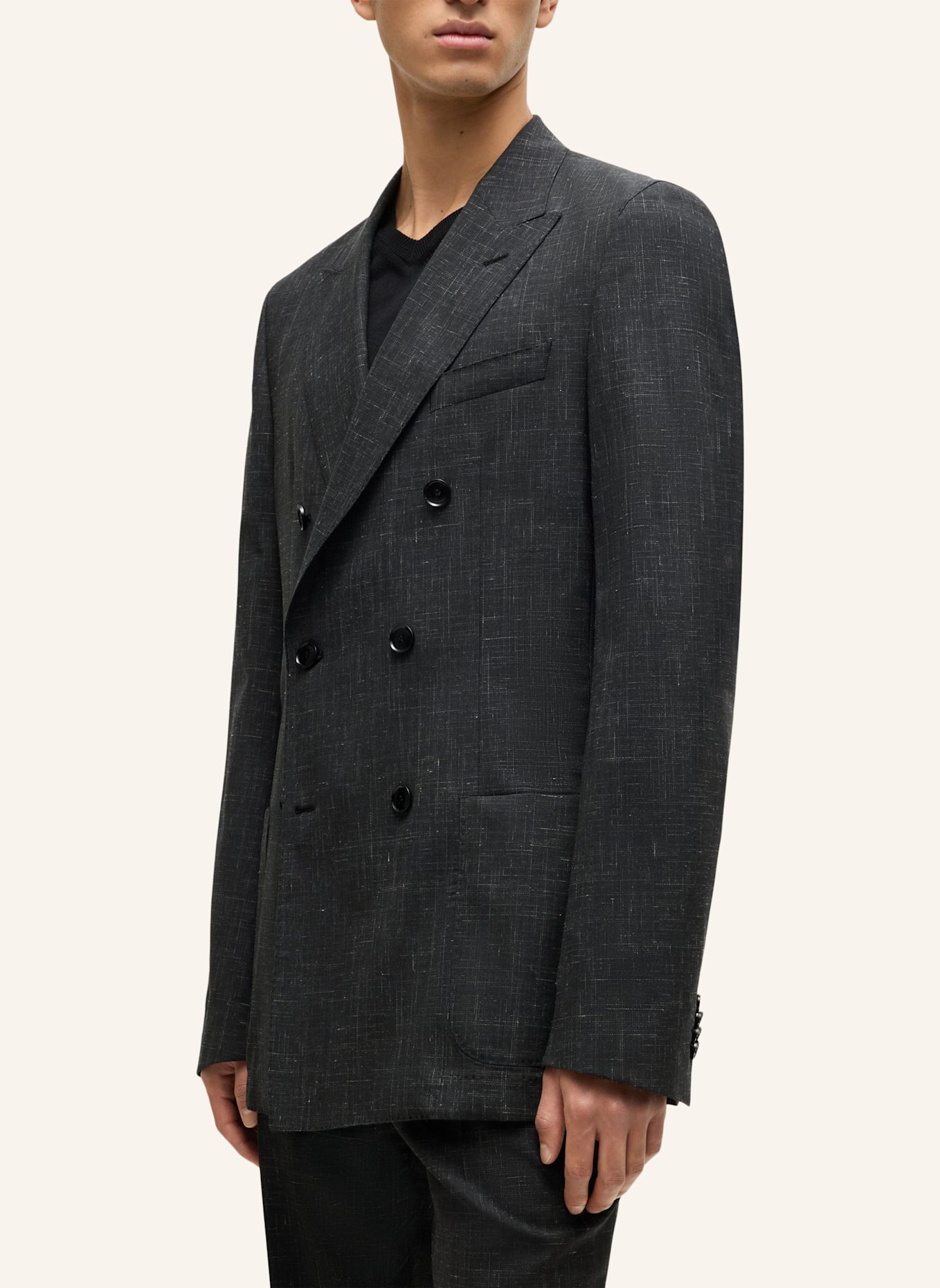 BOSS Business Anzug C-HUGE-2PCS-DB-251 Slim Fit: GRAU