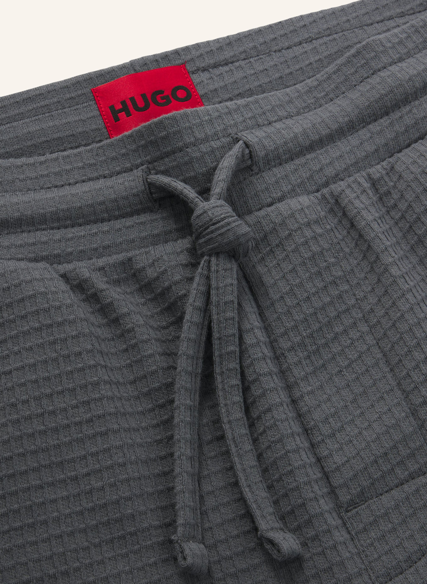 HUGO Pyjamas Unterteil AUSTIN SHORTS, Farbe: GRAU (Bild 2)