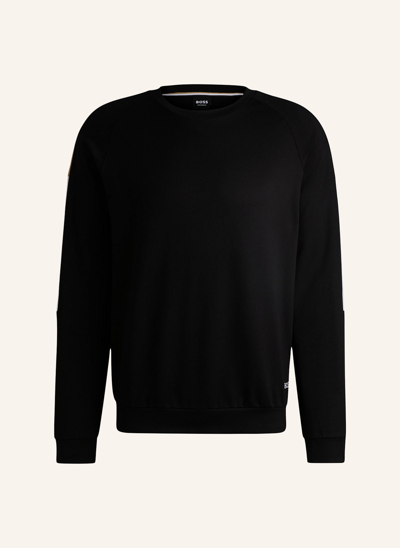 BOSS Loungewear Oberteil ICONIC SWEATSHIRT Regular Fit, Farbe: SCHWARZ (Bild 1)