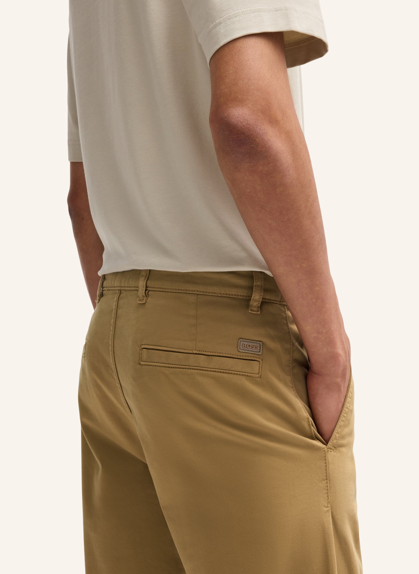 BOSS Casual Hose CHINO-REGULAR-1 Regular Fit, Farbe: BEIGE (Bild 4)