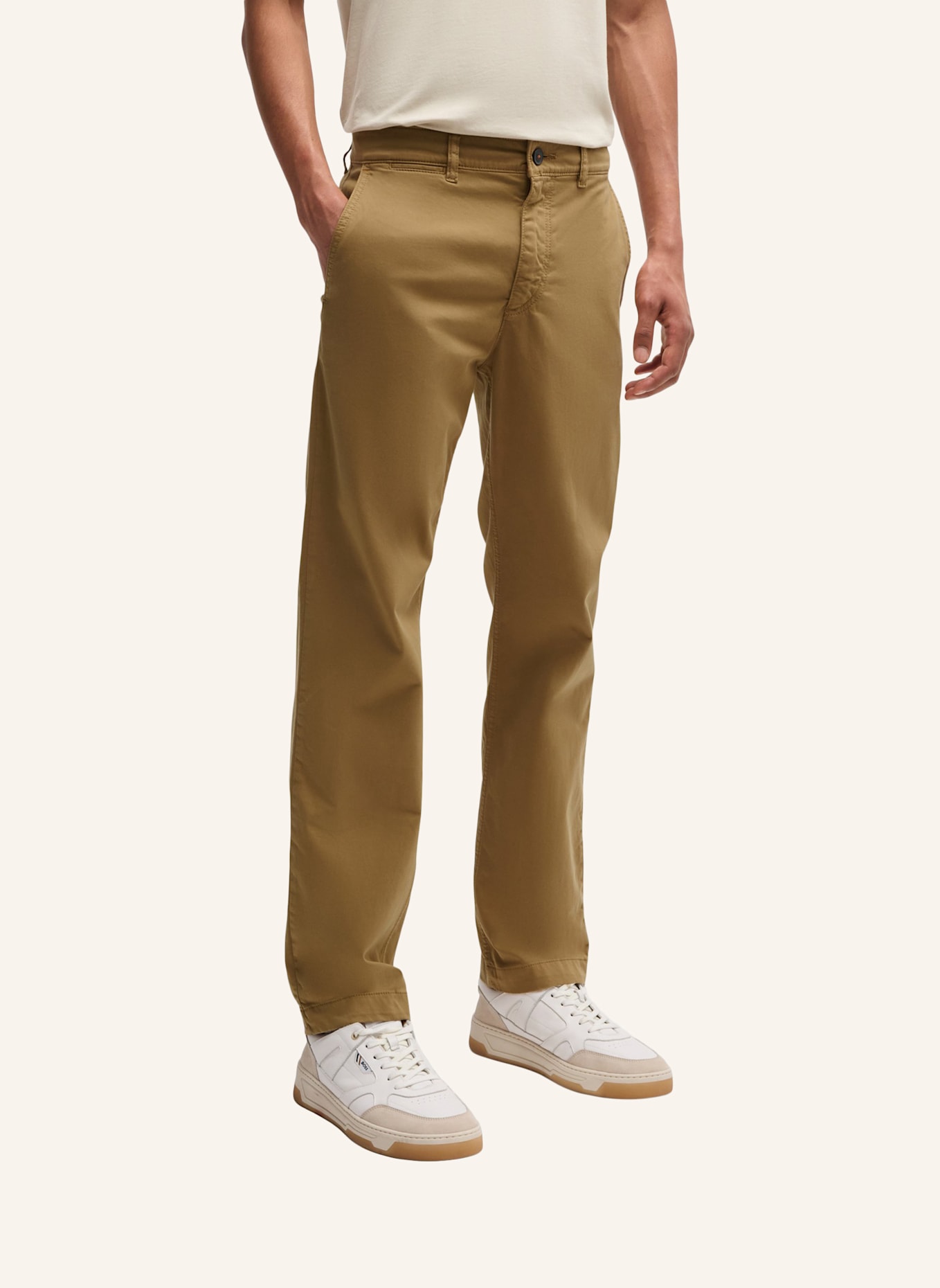 BOSS Casual Hose CHINO-REGULAR-1 Regular Fit, Farbe: BEIGE (Bild 5)