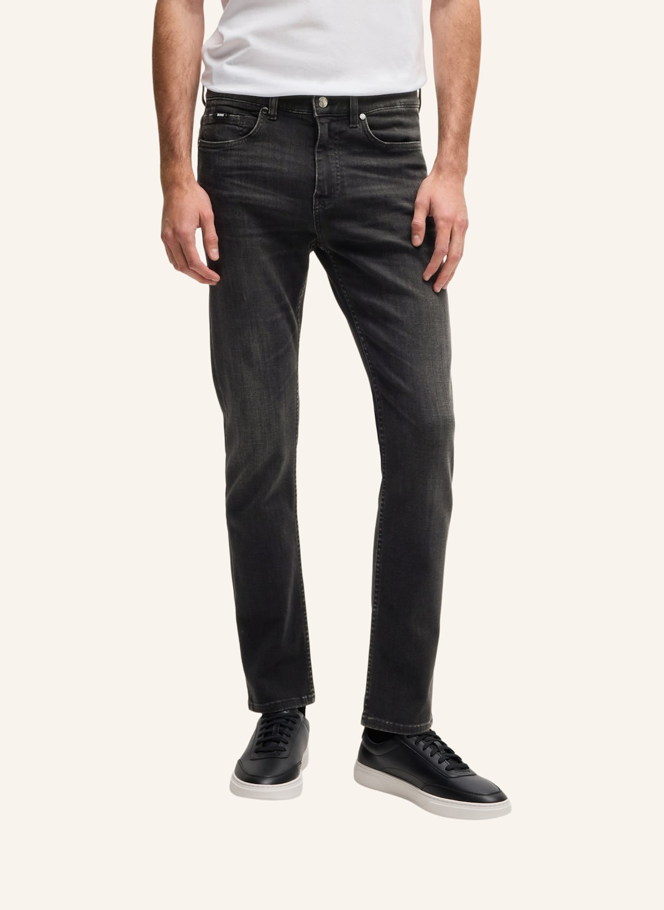 BOSS Jeans H-DELAWARE Slim Fit, Farbe: SCHWARZ (Bild 5)