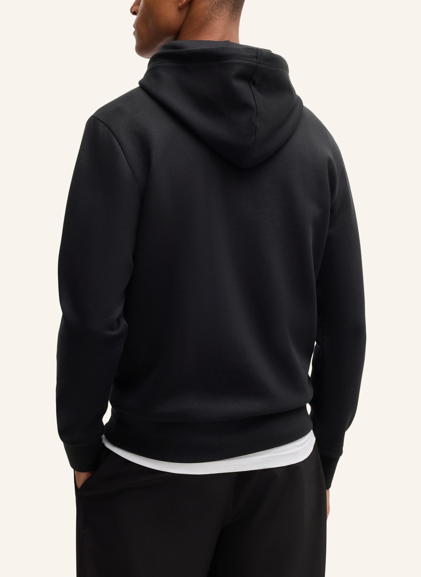 BOSS Sweatshirt SOODY DN BADGE Regular Fit, Farbe: SCHWARZ (Bild 2)