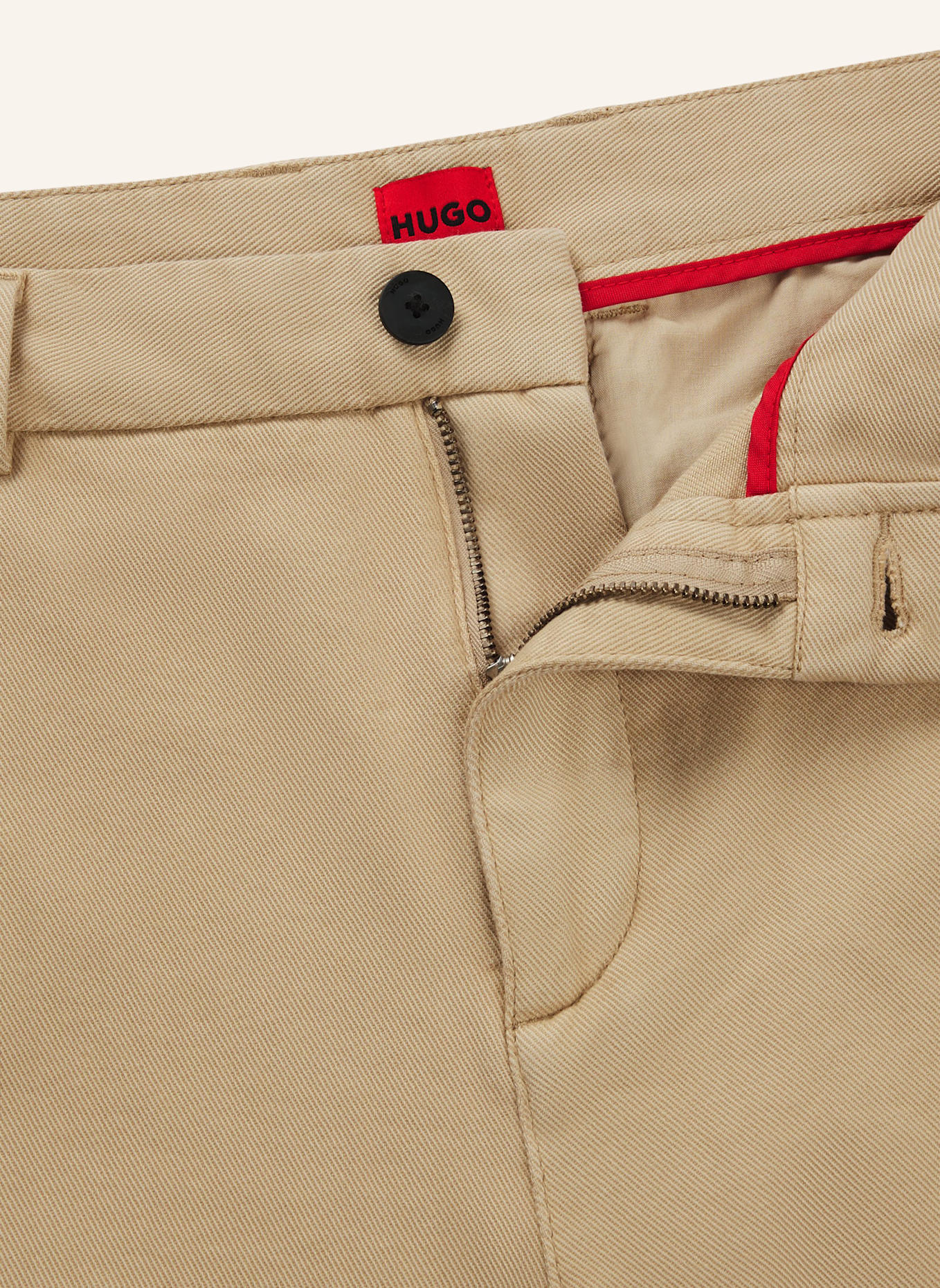 HUGO Casual Hose DAVID251D Slim Fit, Farbe: BEIGE (Bild 2)