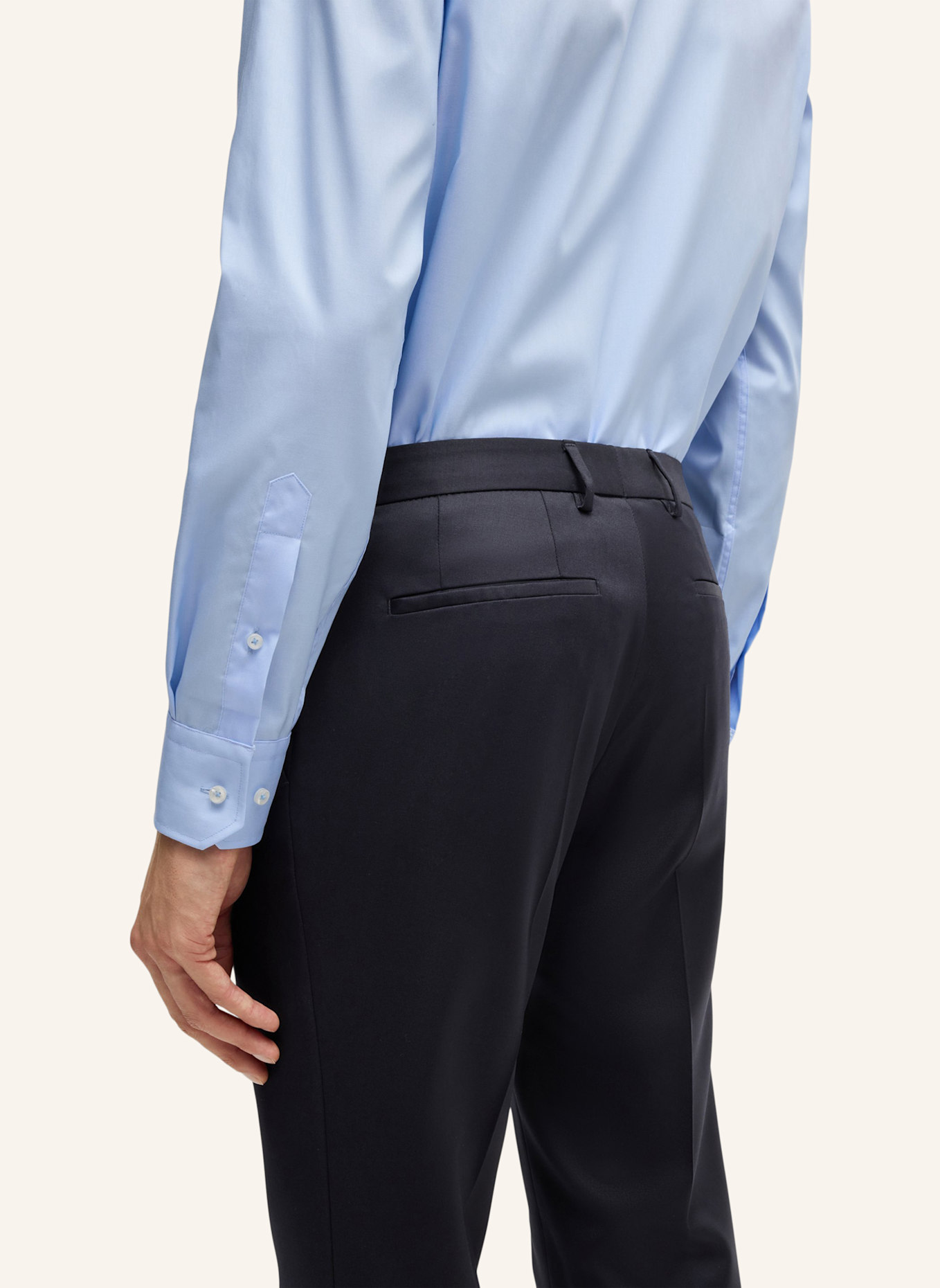 BOSS Business Hose H-WENTEN-B1 Extra-Slim Fit, Farbe: DUNKELBLAU (Bild 4)