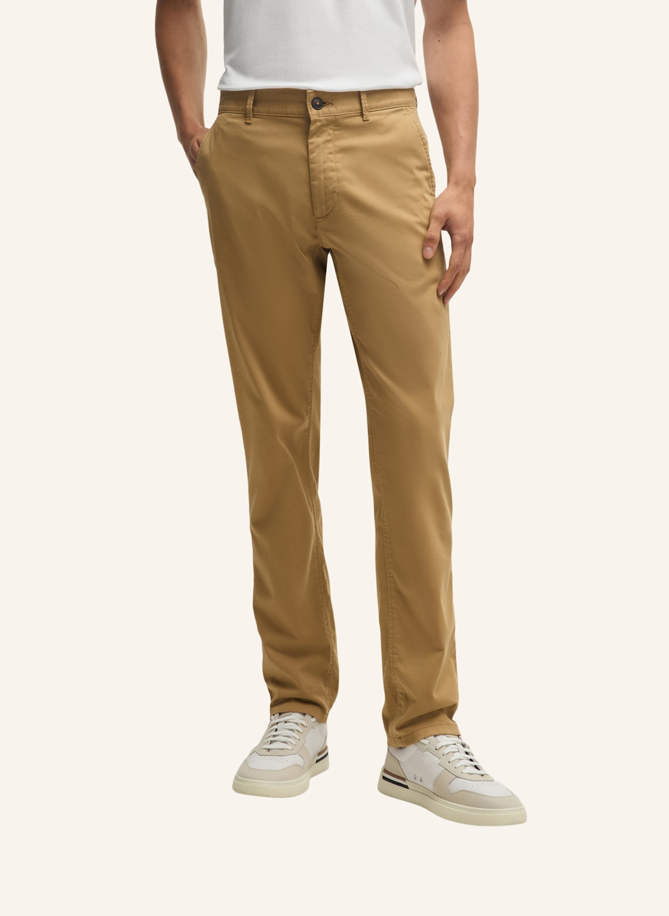 BOSS Casual Hose CHINO_SLIM Slim Fit, Farbe: BEIGE (Bild 5)