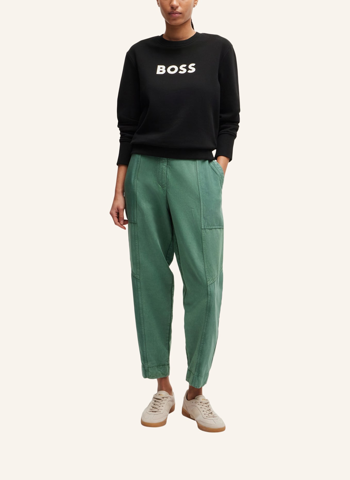 BOSS Sweatshirt C_ELABOSS_6 Regular Fit, Farbe: SCHWARZ (Bild 5)