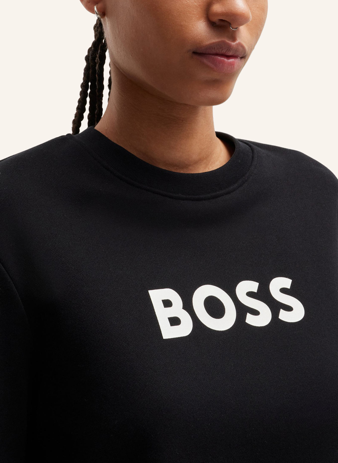 BOSS Sweatshirt C_ELABOSS_6 Regular Fit, Farbe: SCHWARZ (Bild 3)