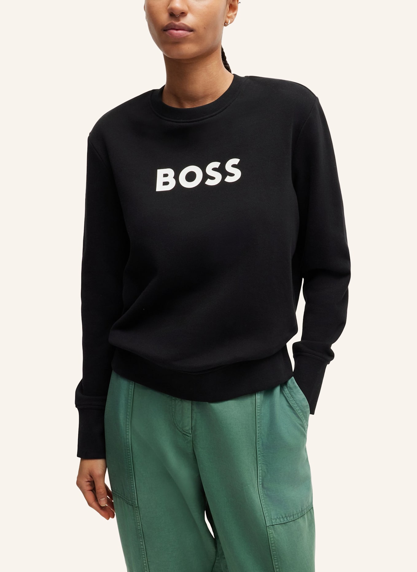 BOSS Sweatshirt C_ELABOSS_6 Regular Fit, Farbe: SCHWARZ (Bild 4)