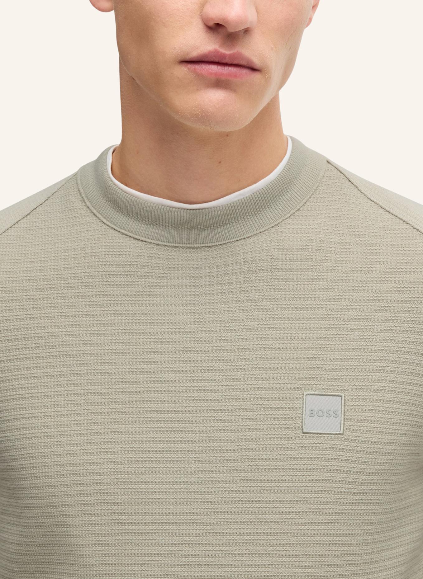 BOSS Pullover ANION_S Regular Fit, Farbe: BEIGE (Bild 3)