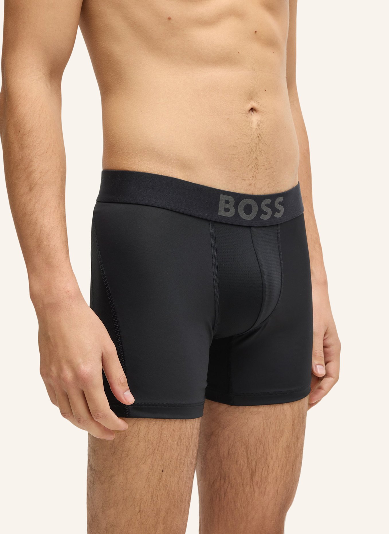 BOSS Boxershort BOXERBR 3P ACTIVE, Farbe: SCHWARZ (Bild 3)