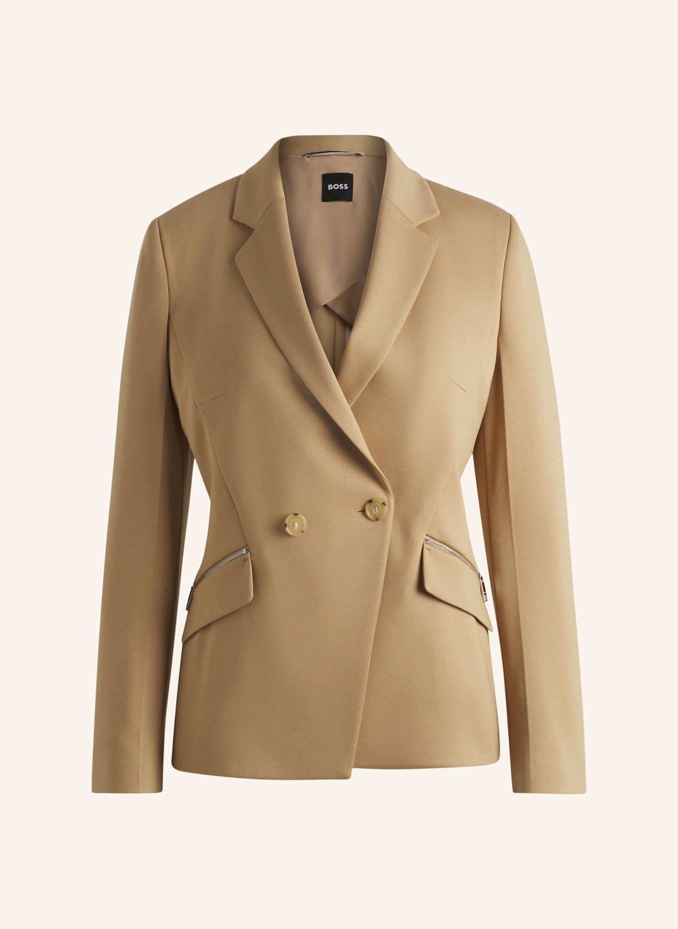 BOSS Blazer JATAWA1 Slim Fit, Farbe: BEIGE (Bild 1)