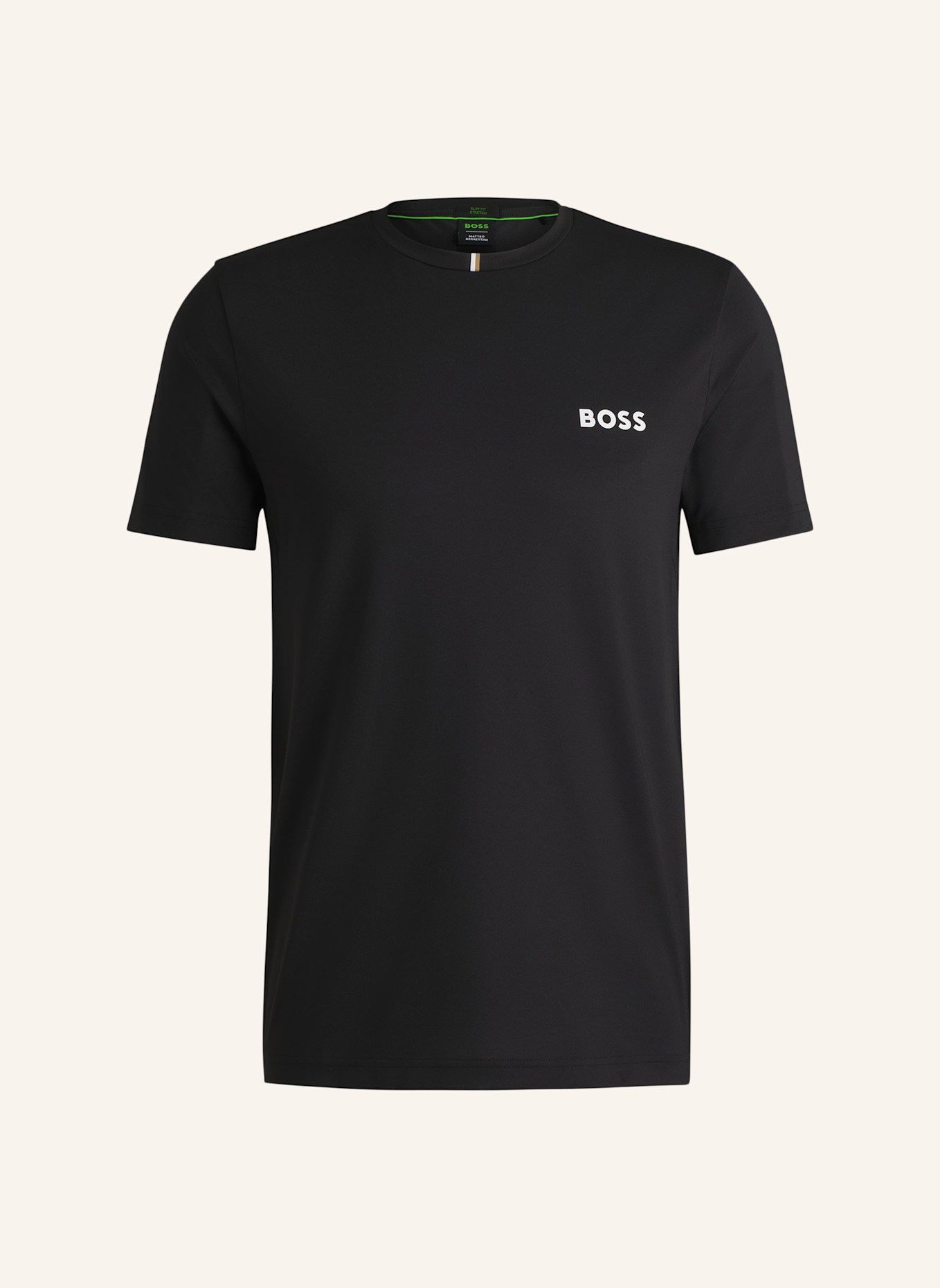 BOSS T-Shirt TEE MB Slim Fit, Farbe: SCHWARZ (Bild 1)