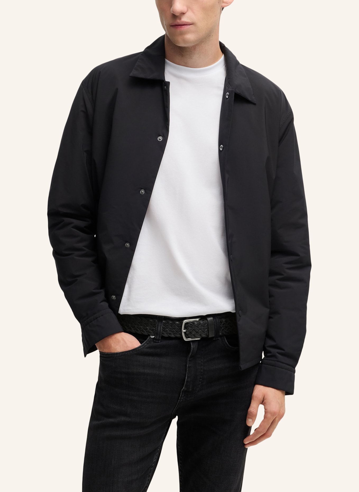 BOSS Business Gürtel SASH-WNLC_SZ35: SCHWARZ