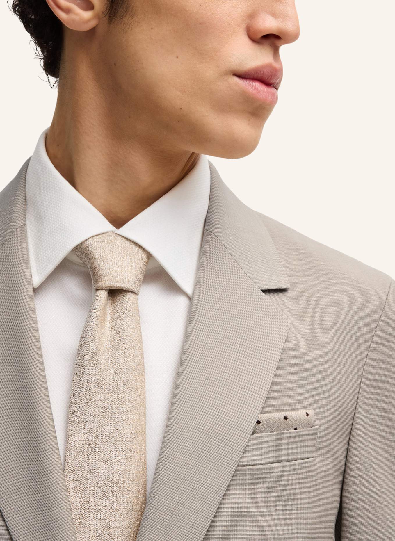 BOSS Business Anzug H-HOUSTON-2PCS-243 Slim Fit: BEIGE