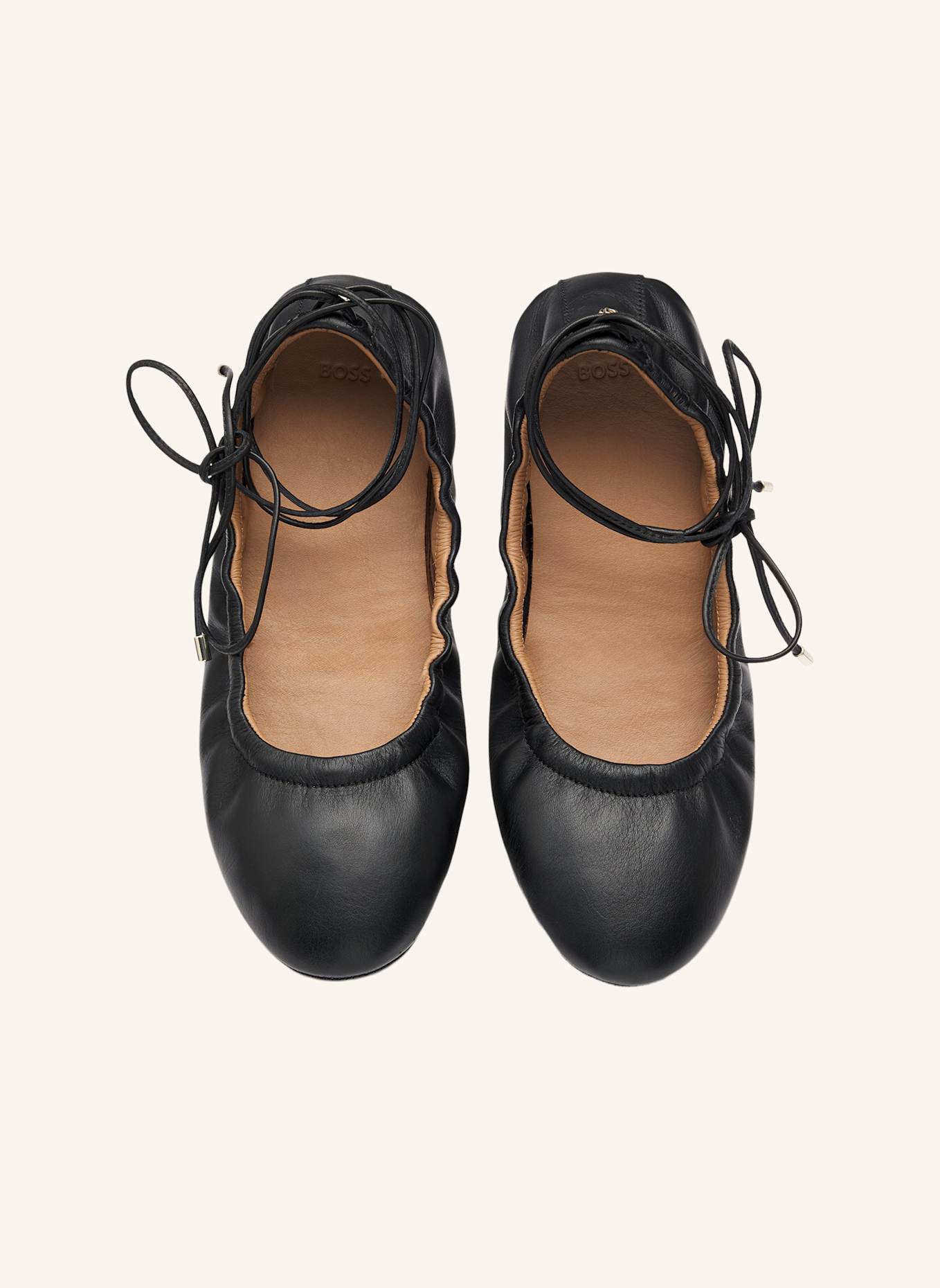 BOSS Flacher Schuh ROXANNE_BALLERINA_NA: SCHWARZ