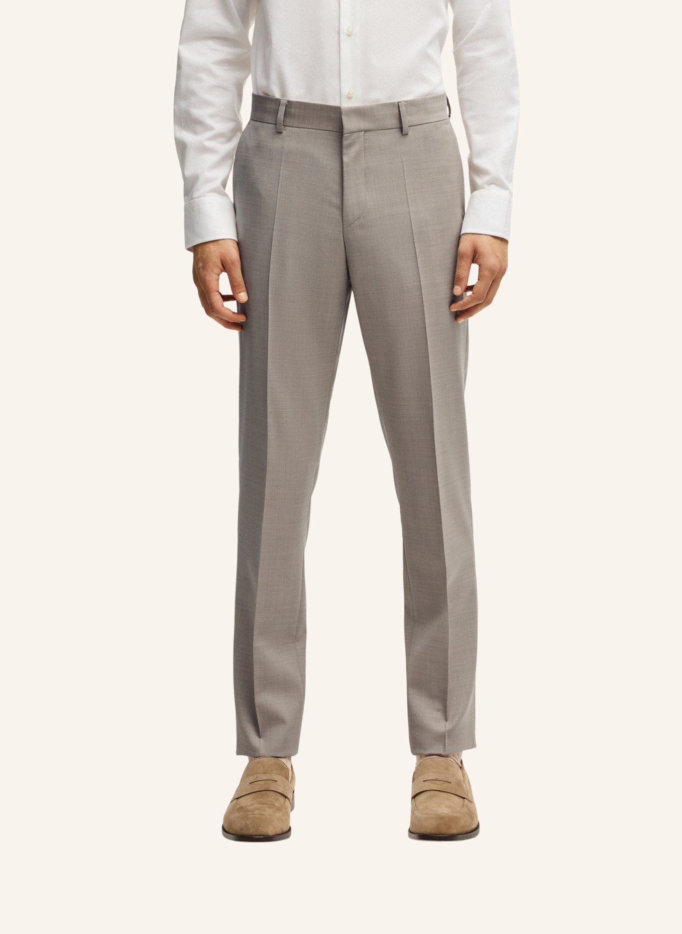 BOSS Business Anzug H-HOUSTON-2PCS-243 Slim Fit: BEIGE