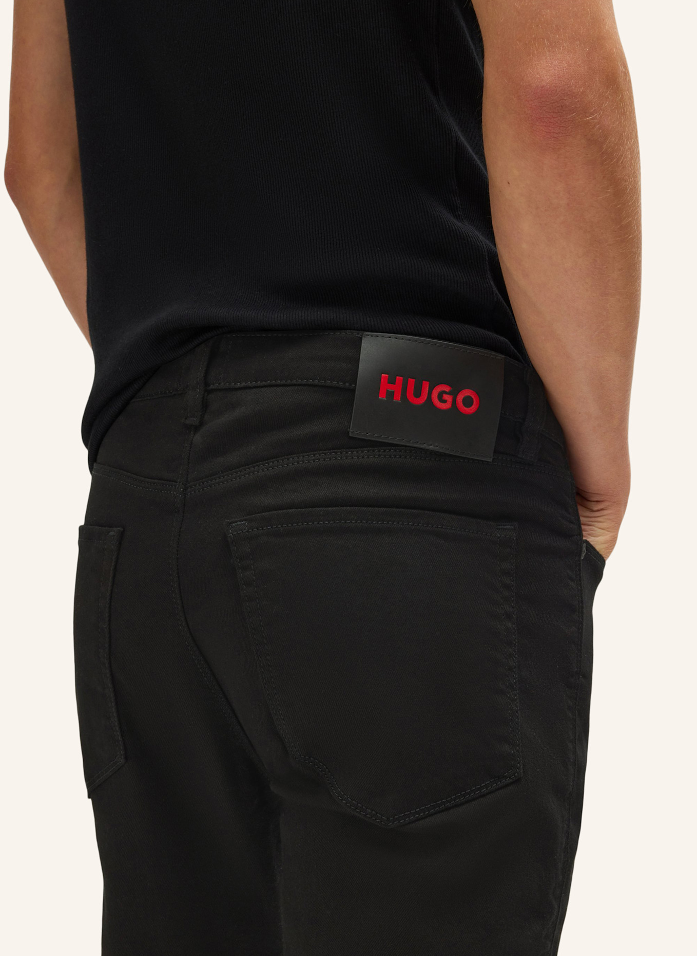 HUGO Jeans HUGO 734 Extra-Slim Fit, Farbe: SCHWARZ (Bild 4)