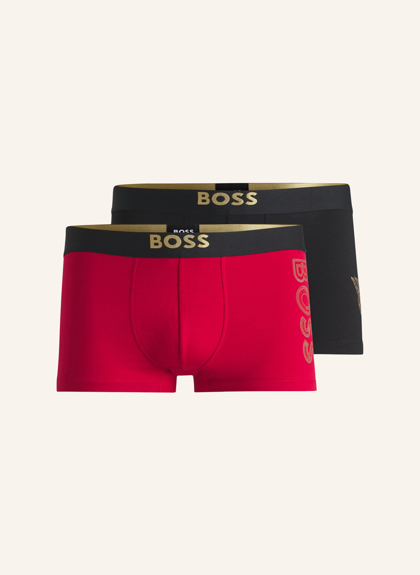 BOSS Boxershort TRUNK 2P CNY, Farbe: ROT (Bild 1)