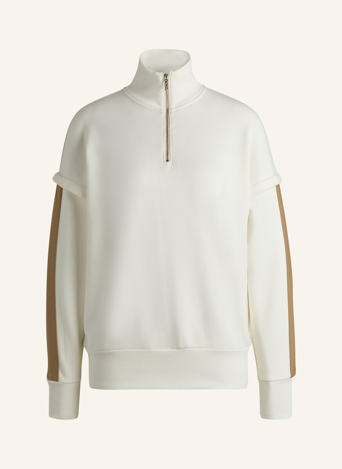 BOSS Loungewear Oberteil DUAL_SWEATSHIRT, Farbe: WEISS (Bild 1)